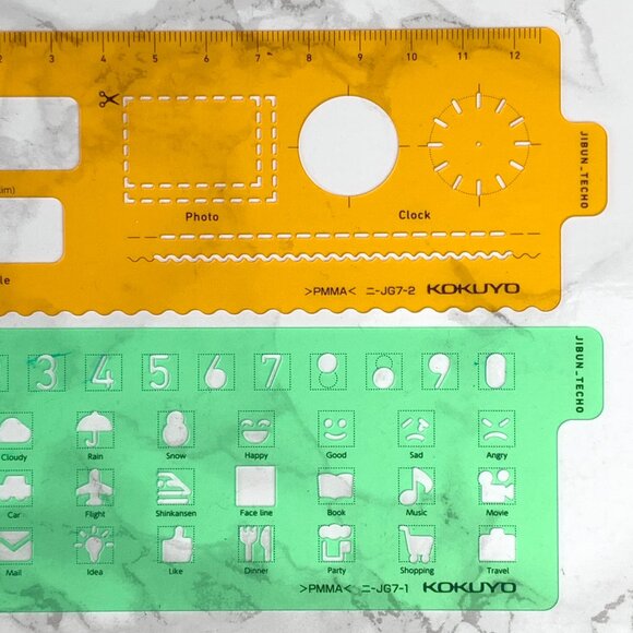 Kokuyo Jibun Techo Planner Templates (2) - Picture 3 of 3